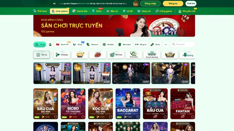 Khám phá siêu phẩm casino lu88 với mức đặt vốn linh hoạt Khám phá siêu phẩm casino lu88 với mức đặt vốn linh hoạt