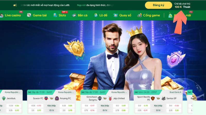 Nhà cái Lu88 thiết kế chẵn tính năng chơi free với 100k vốn miễn phí cho tân thủ thử trải nghiệm Nhà cái Lu88 thiết kế chẵn tính năng chơi free với 100k vốn miễn phí cho tân thủ thử trải nghiệm