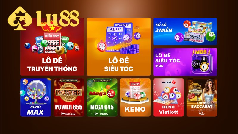 Thử vận may cùng những con số đẹp tại sảnh Xổ số - Lô đề Lu88